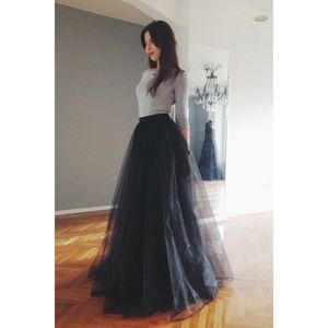 Windsor Black Tulle Maxi Skirt
